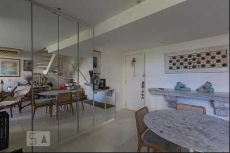 Sala de apartamento à venda com 1 quarto, 89m² em São Conrado, Rio de Janeiro