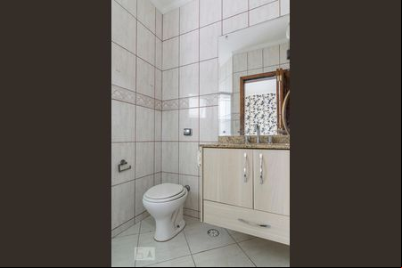 Banheiro da Suite de apartamento à venda com 3 quartos, 80m² em Jardim Santo Antônio, Santo André