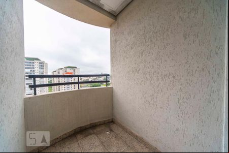 Varanda  de kitnet/studio à venda com 1 quarto, 48m² em Centro, Santo André