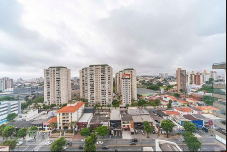 Vista da Varanda  de kitnet/studio à venda com 1 quarto, 48m² em Centro, Santo André