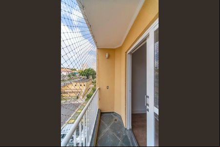 Varanda da Sala de apartamento à venda com 2 quartos, 55m² em Vila Metalúrgica, Santo André