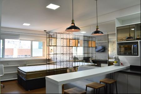 Studio de kitnet/studio para alugar com 1 quarto, 30m² em Centro, Curitiba