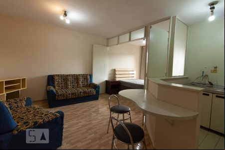 Sala de kitnet/studio à venda com 1 quarto, 50m² em Indianópolis, São Paulo