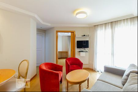 Sala de apartamento à venda com 2 quartos, 58m² em Indianópolis, São Paulo