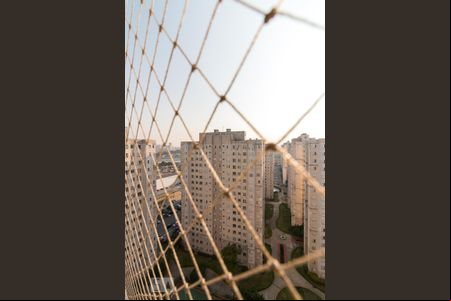 Vista sala de apartamento à venda com 2 quartos, 46m² em Ponte Grande, Guarulhos