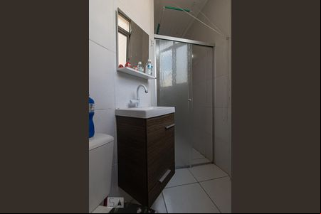 Banheiro de kitnet/studio à venda com 1 quarto, 32m² em Santa Cecília, São Paulo