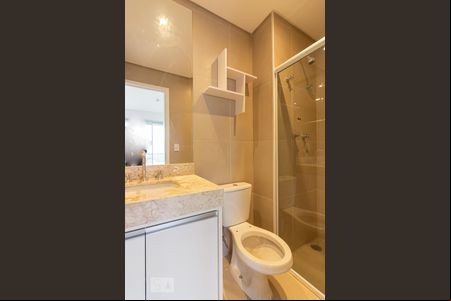 Banheiro de kitnet/studio à venda com 1 quarto, 32m² em Vila Yara, Osasco