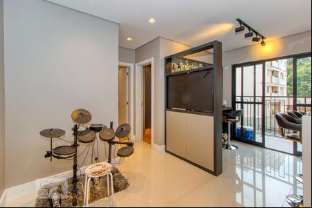 Sala/Cozinha de apartamento para alugar com 2 quartos, 64m² em Mossunguê, Curitiba