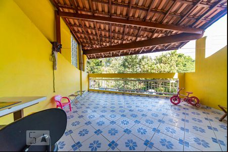 Varanda da Sala de casa à venda com 4 quartos, 260m² em Parque Gerassi, Santo André