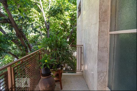 Varanda da Sala 1 de apartamento à venda com 4 quartos, 160m² em Santo Agostinho, Belo Horizonte