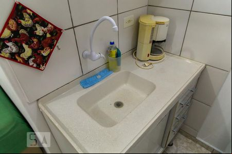 Cozinha - Detalhe de kitnet/studio à venda com 1 quarto, 25m² em Mirandópolis, São Paulo