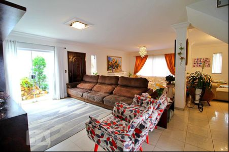 Sala de casa para alugar com 4 quartos, 400m² em Vila Homero Thon, Santo André