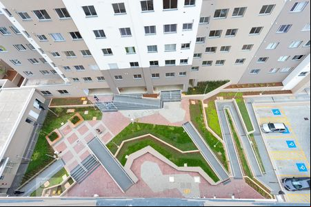 Vista da sala  de apartamento à venda com 2 quartos, 43m² em Piraporinha, Diadema