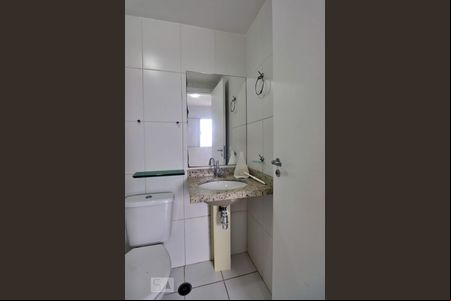 Banheiro da Suíte de apartamento à venda com 3 quartos, 66m² em Vila Metalurgica, Santo André