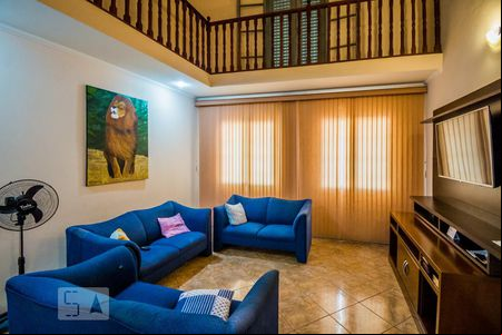 Sala de casa de condomínio à venda com 3 quartos, 308m² em Parque das Flores, Campinas