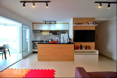 Sala de apartamento à venda com 2 quartos, 83m² em Parque Bandeirante, Santo André