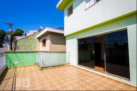 Varanda da sala de casa à venda com 3 quartos, 201m² em Vila Bela Vista, Santo André