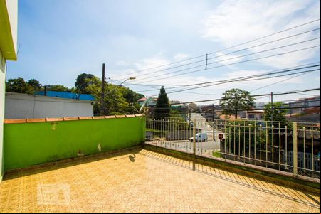 Varanda da sala de casa à venda com 3 quartos, 201m² em Vila Bela Vista, Santo André