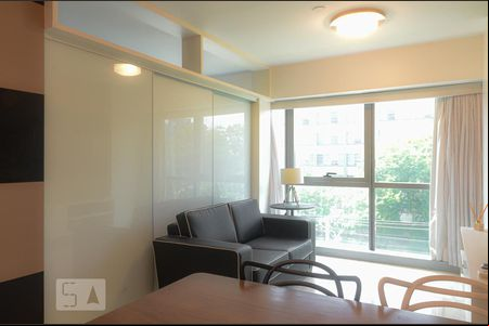 Divisória Quarto/Sala de kitnet/studio para alugar com 1 quarto, 47m² em Centro Histórico, Porto Alegre