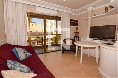 Sala de apartamento para alugar com 4 quartos, 130m² em Balneario Cidade Atlantica, Guarujá