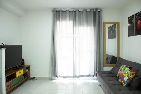 Sala de apartamento à venda com 1 quarto, 37m² em Jardim Prudência, São Paulo