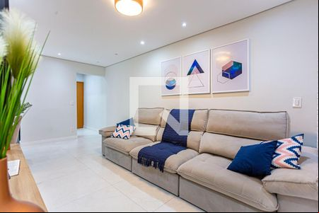 Sala de apartamento à venda com 3 quartos, 98m² em Parque Bandeirante, Santo André