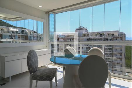 Varanda da sala  de apartamento para alugar com 3 quartos, 151m² em Recreio dos Bandeirantes, Rio de Janeiro