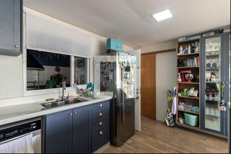 Sala e Cozinha de casa para alugar com 3 quartos, 150m² em Indianópolis, São Paulo