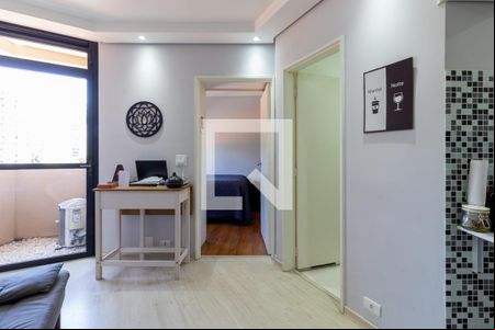 Sala de apartamento à venda com 1 quarto, 35m² em Indianópolis, São Paulo