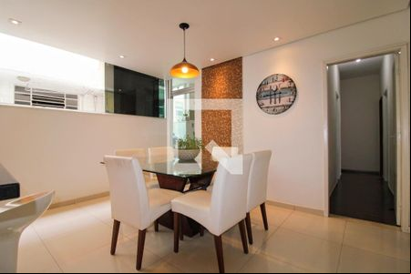 Sala de jantar de apartamento à venda com 4 quartos, 157m² em Grajaú, Belo Horizonte