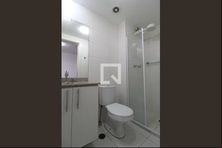 Banheiro da Suíte de kitnet/studio à venda com 1 quarto, 40m² em Indianópolis, São Paulo