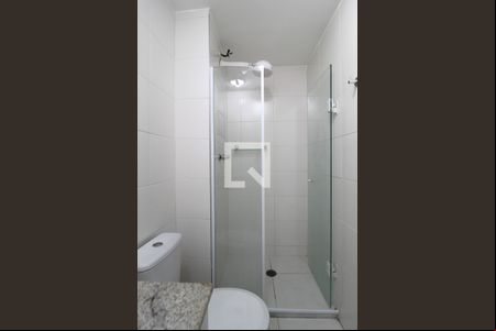 Banheiro da Suíte de kitnet/studio à venda com 1 quarto, 40m² em Indianópolis, São Paulo