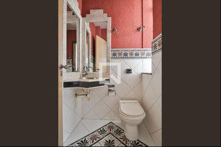 Lavabo da Sala de apartamento à venda com 4 quartos, 185m² em Santo Agostinho, Belo Horizonte