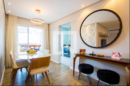 Sala de apartamento à venda com 3 quartos, 96m² em Parque Bandeirante, Santo André