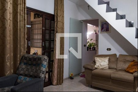 Sala de casa à venda com 4 quartos, 290m² em Vila Bela Vista, Santo André