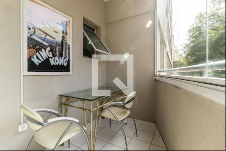Varanda - MEsa de kitnet/studio para alugar com 1 quarto, 33m² em República, São Paulo