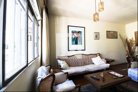 Sala 1 de apartamento à venda com 4 quartos, 213m² em Cidade Jardim, Belo Horizonte
