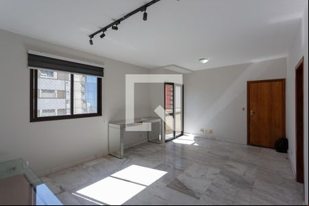 Sala de apartamento para alugar com 3 quartos, 100m² em Lourdes, Belo Horizonte
