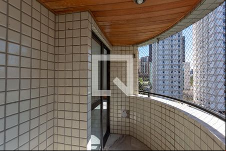 Varanda de apartamento para alugar com 3 quartos, 100m² em Lourdes, Belo Horizonte
