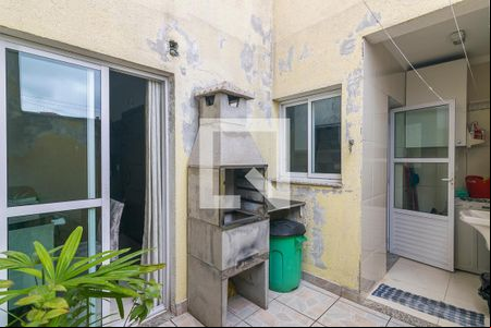 Quintal com Churrasqueira de apartamento para alugar com 2 quartos, 60m² em Vila Guarani, Santo André