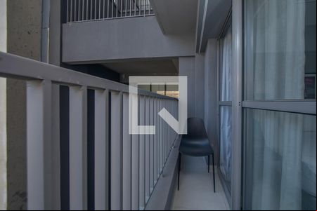 Varanda de apartamento para alugar com 1 quarto, 21m² em República, São Paulo