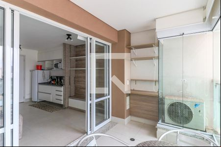 Varanda de kitnet/studio à venda com 1 quarto, 34m² em Jardim Aeroporto, São Paulo