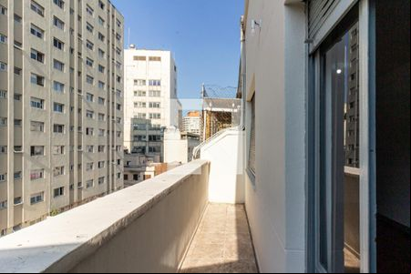 Varanda de kitnet/studio à venda com 1 quarto, 54m² em República, São Paulo