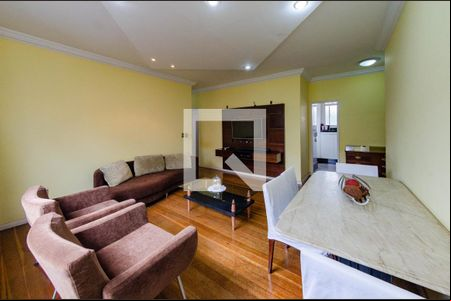 Sala de apartamento à venda com 4 quartos, 120m² em Estoril, Belo Horizonte