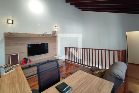 Sala - Escritório de casa de condomínio para alugar com 4 quartos, 300m² em Jardim Paranapanema, Campinas