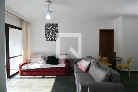 Sala  de apartamento para alugar com 2 quartos, 80m² em Parque Enseada, Guarujá