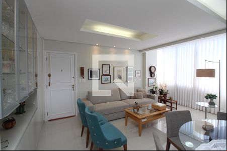 Sala de apartamento à venda com 3 quartos, 190m² em Estoril, Belo Horizonte