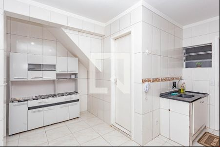 Cozinha de casa para alugar com 1 quarto, 35m² em Vila das Merces, São Paulo