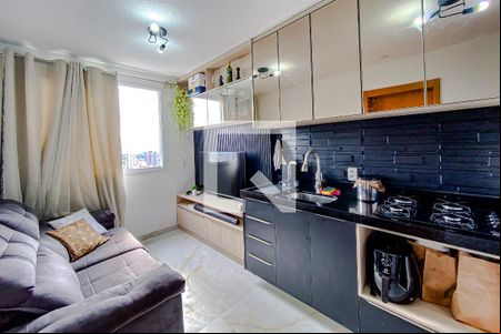 Sala/Cozinha de apartamento para alugar com 1 quarto, 25m² em Belenzinho, São Paulo