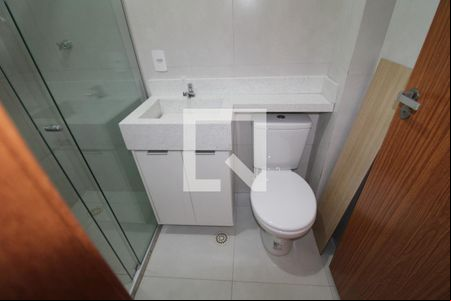 Banheiro de kitnet/studio à venda com 1 quarto, 27m² em Santana, São Paulo